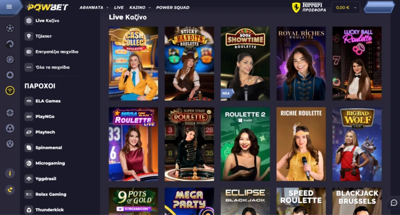 Powbet Live